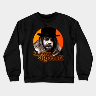 Leon Russell ))(( Retro Country Folk Legend Crewneck Sweatshirt